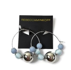 Rebecca Minkoff Multi Ball Hoop Earrings